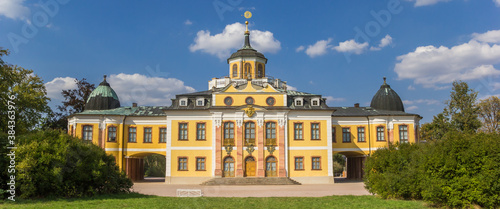 Bild auf Leinwand Panorama of the historic castle Belvedere in Weimar, Germany, Germany