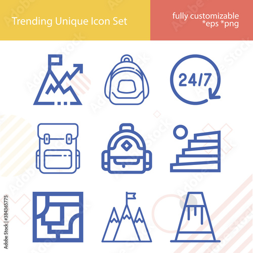 Simple set of keep related lineal icons.