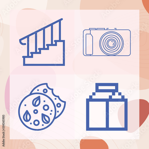 Simple set of write related lineal icons
