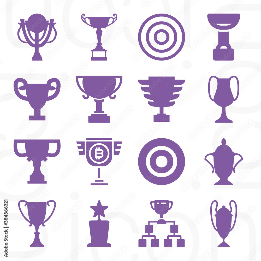 16 pack of reaches filled web icons set 16 pack of reaches filled web icons set