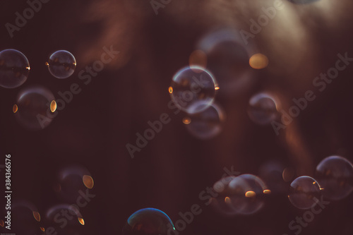 Bubble. Photographed with a Soviet manual lens Helios 40