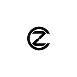 illustration vector graphic of logo letter cz