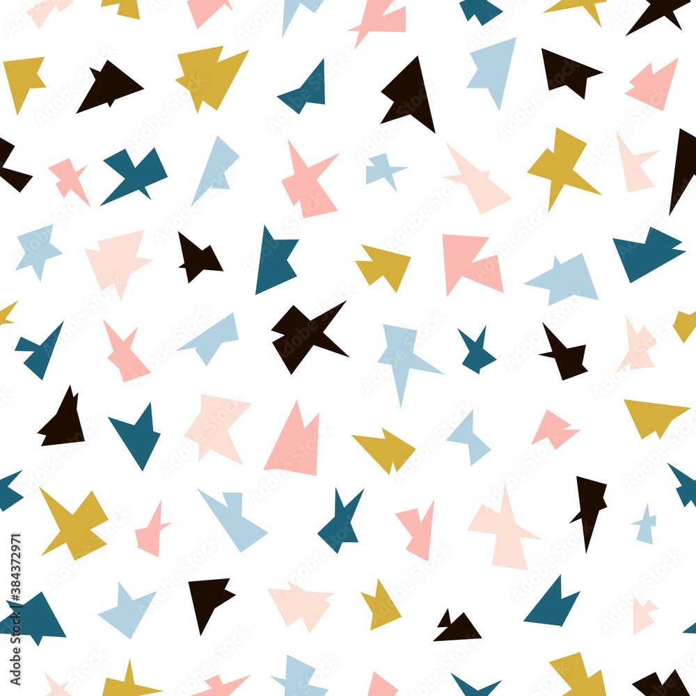 Seamless pattern with abstract shapes Seamless pattern with abstract shapes