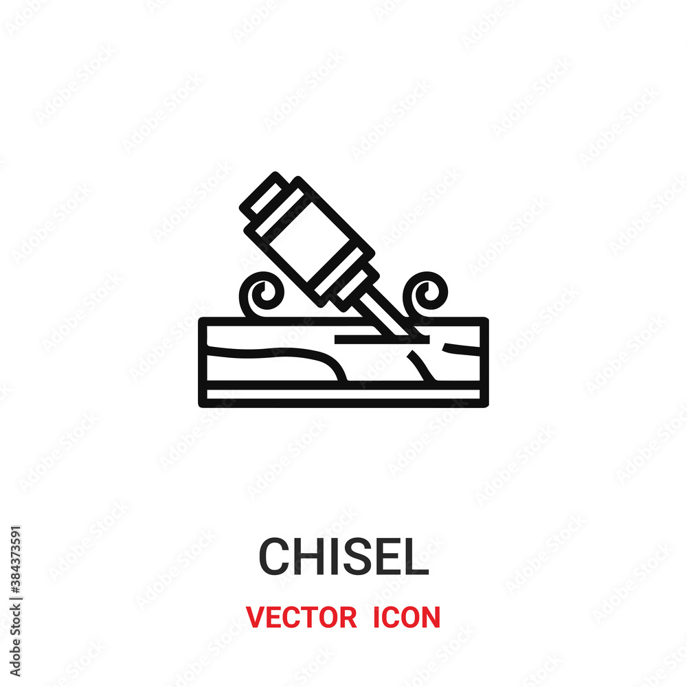 chisel icon vector symbol. chisel symbol icon vector for your design. Modern outline icon for your website and mobile app design. chisel icon vector symbol. chisel symbol icon vector for your design. Modern outline icon for your website and mobile app design.