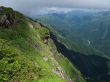 谷川岳の天神尾根の登山道
