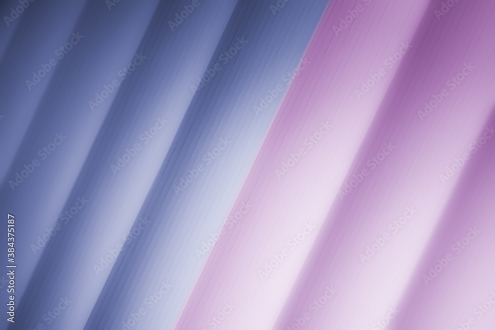 Fototapeta premium Elegant striped blue and purple background pattern fading into white space