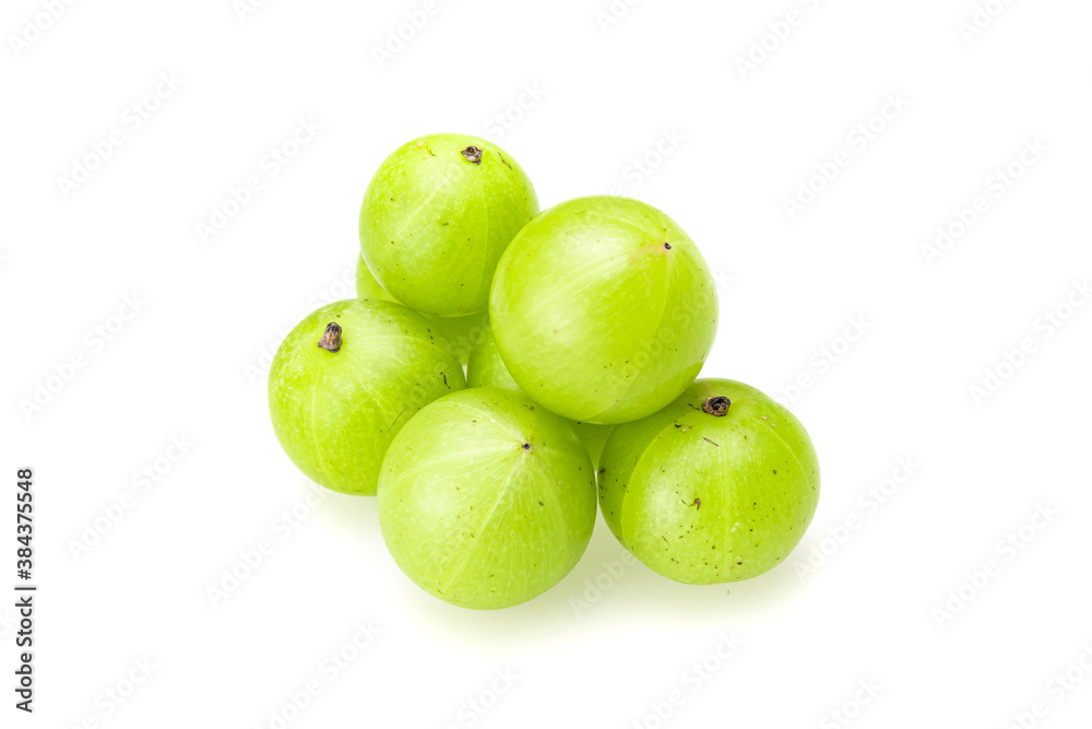 Indian gooseberry or Emblic myrabolan Asian local and high vitamin c fruit Indian gooseberry or Emblic myrabolan Asian local and high vitamin c fruit