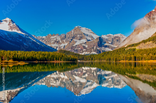 Mirrored Mountains of Glacier National Park