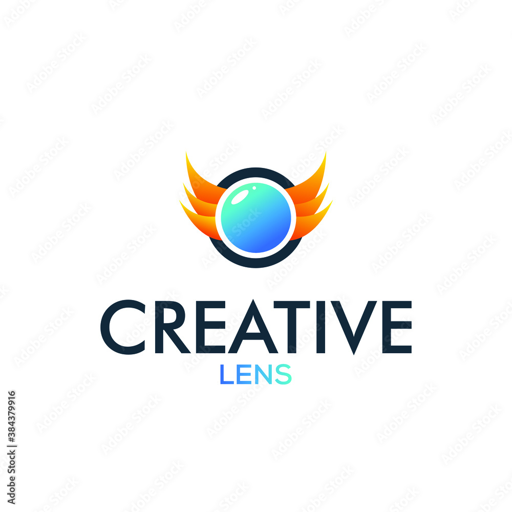 Creative circle logo, lens logo design, energy sphere logo design, circle power design concept Creative circle logo, lens logo design, energy sphere logo design, circle power design concept