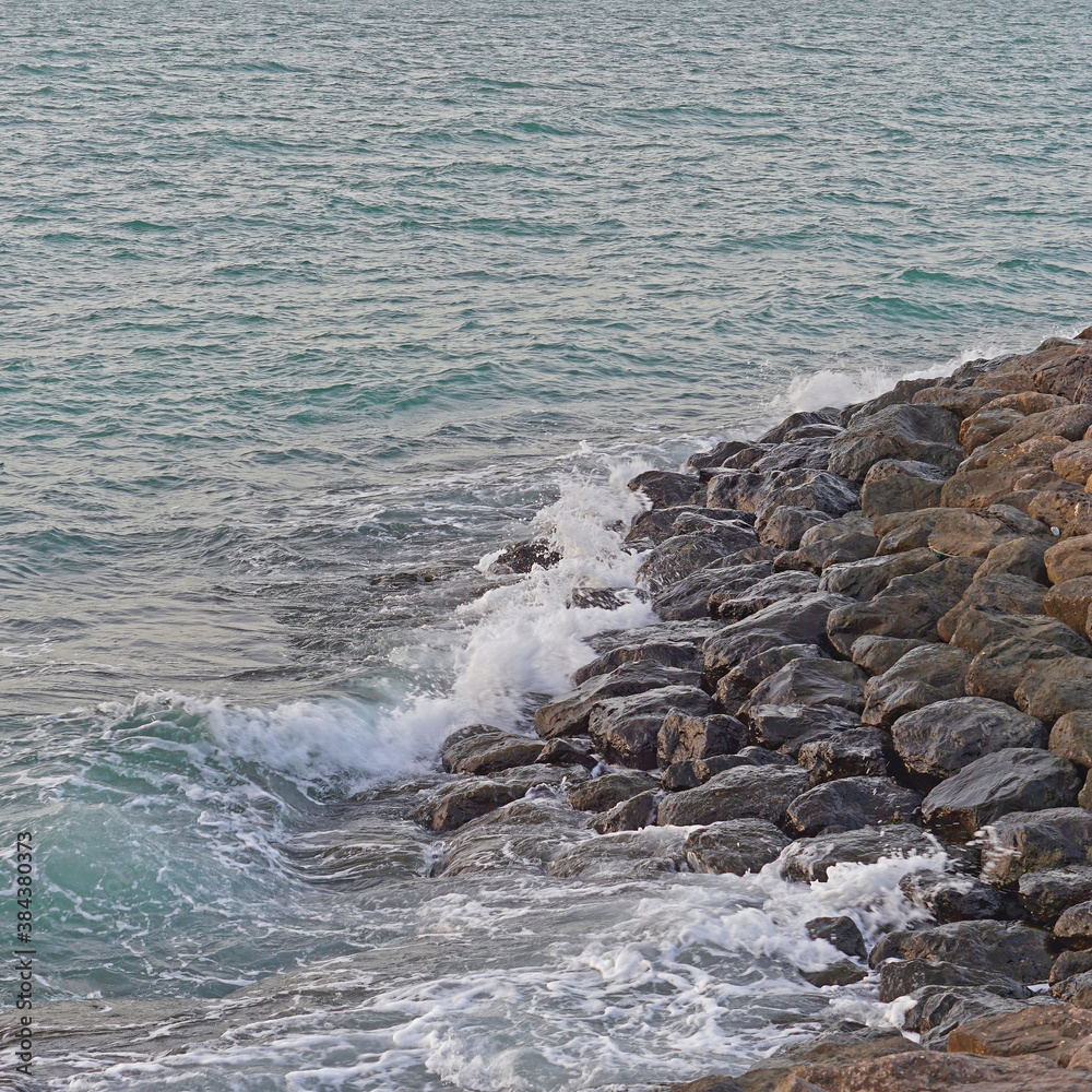 Rocky coast Kuwait