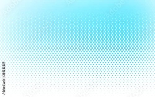 Light BLUE vector template with crystals, rectangles.