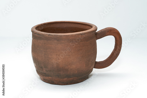 ceramic mug isolated on a white background