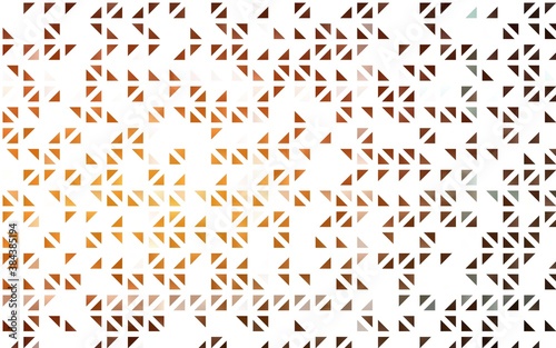 Light Orange vector texture in triangular style.