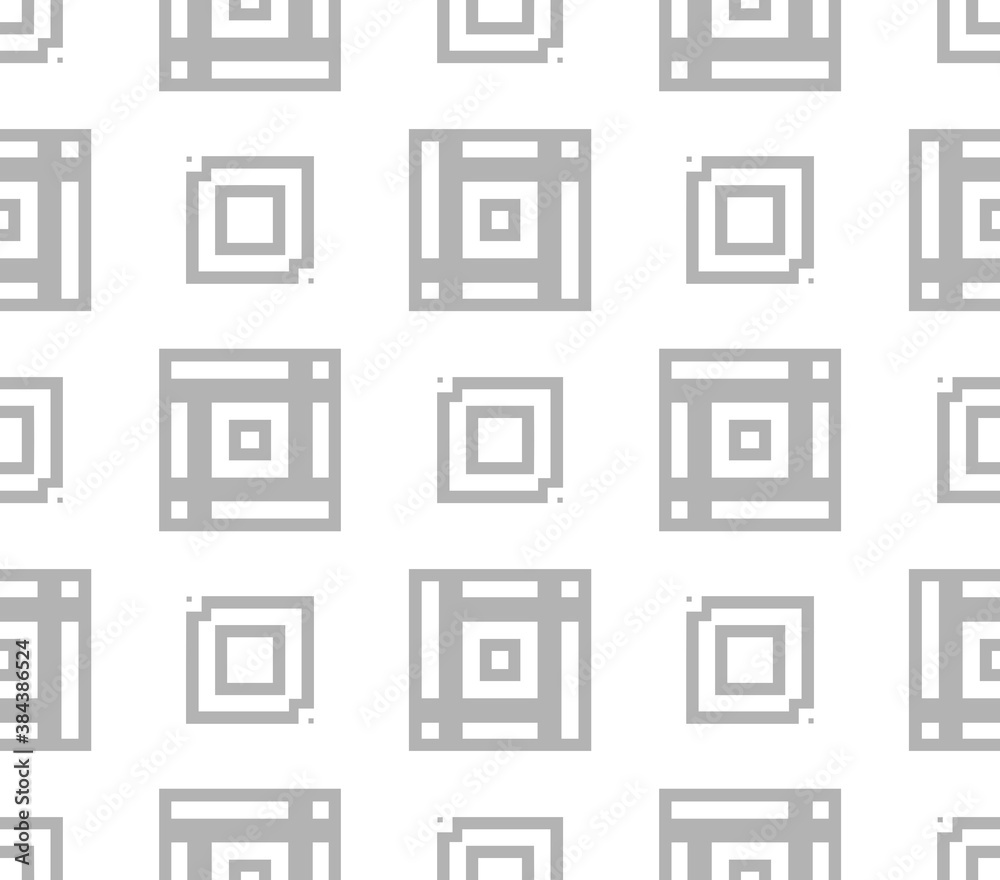 Seamless monochromatic pattern. Modern grey and white tiling background. Geometric wallpaper Seamless monochromatic pattern. Modern grey and white tiling background. Geometric wallpaper