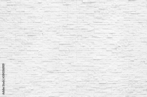 background and texture of modern style of white decorative real stone wall surface