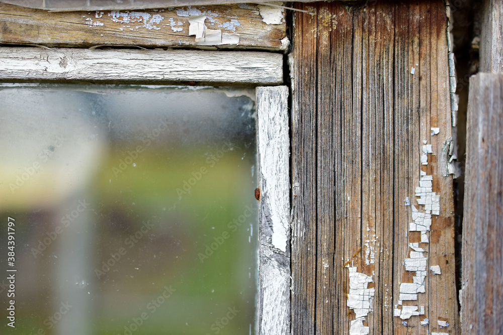 Old window frames and rotten arms and hinges Old window frames and rotten arms and hinges