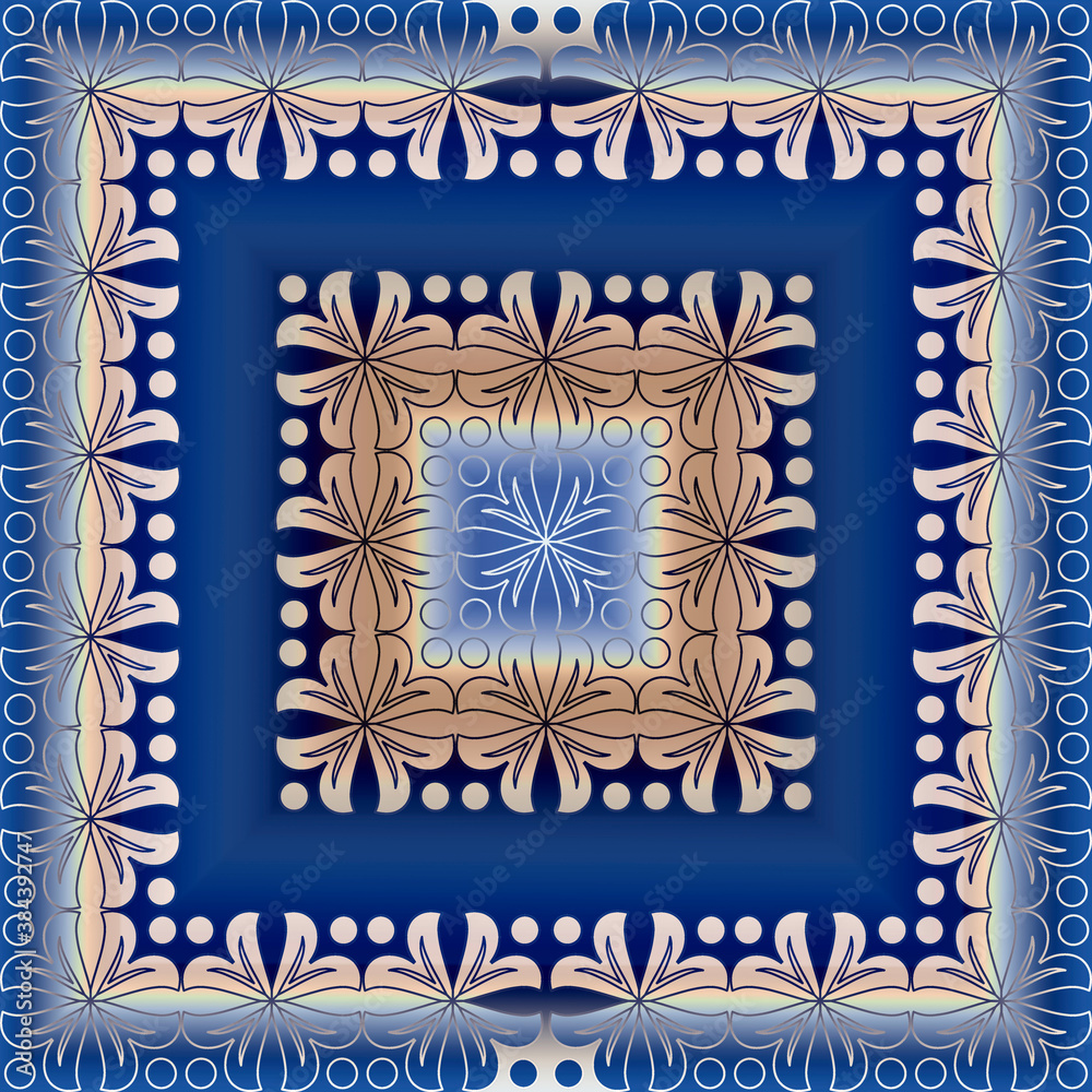 Obraz premium Abstract background, ornament for wallpaper for walls, It can be used as a pattern for the fabric, tapestry