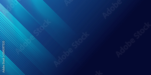 Modern blue abstract geometric technological background. Template brochure and layout design 