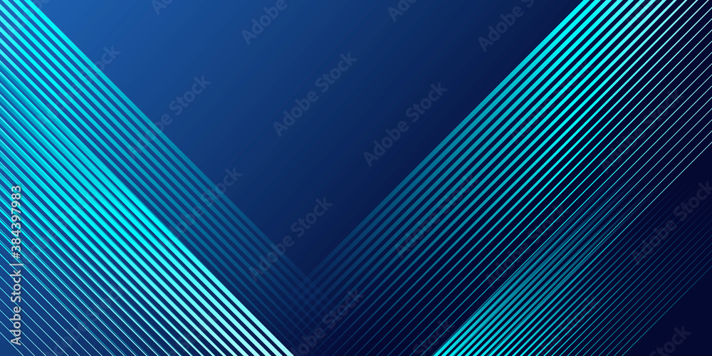 Modern abstract geometric blue and green tosca color background. Vector, illustration. 