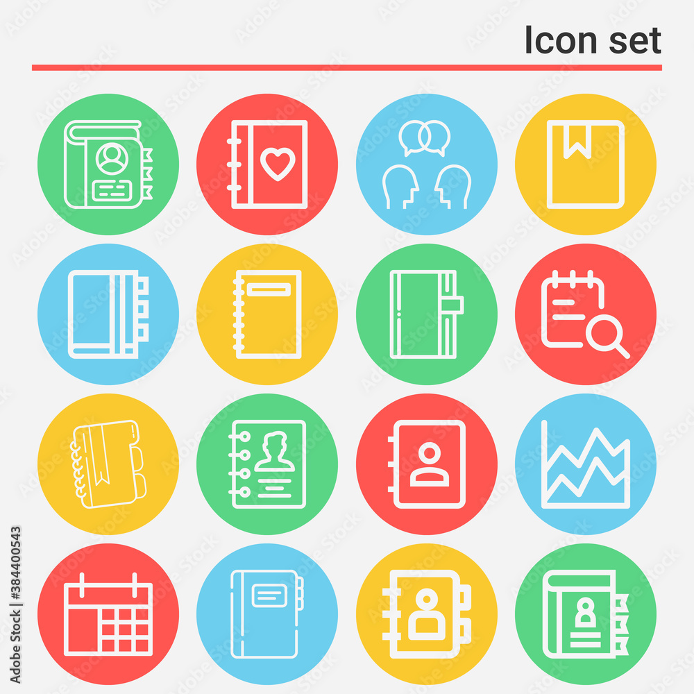 16 pack of topic lineal web icons set 16 pack of topic lineal web icons set