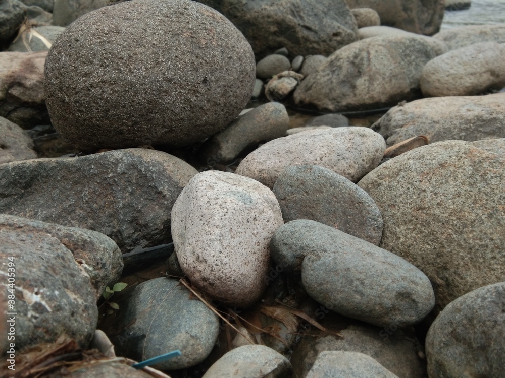 pebbles on the beach