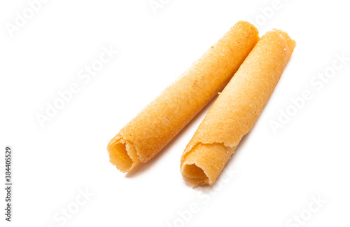 cookie rolls isolated photo