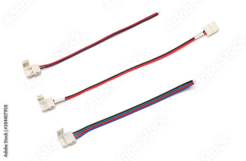 Cable with connector for RGBW LED strip light photo