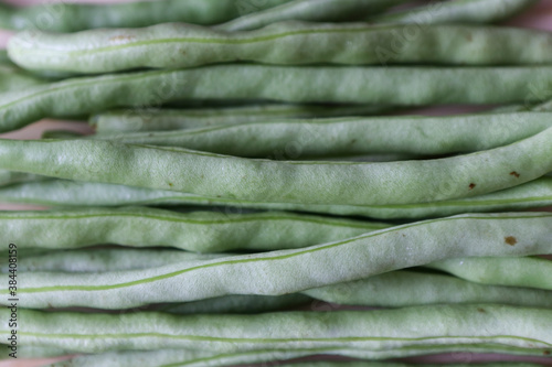 fresh green beans background