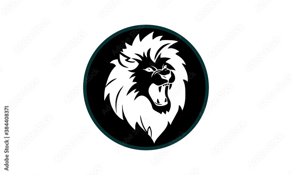 Fototapeta premium lion icon vector