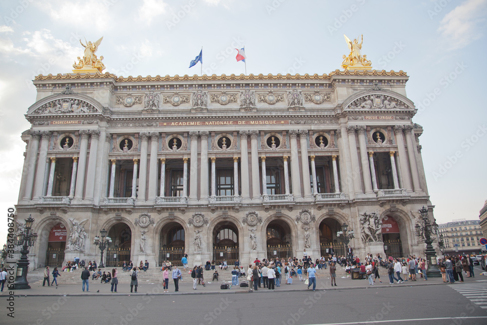 Paris,France-June 2014:The Palais Garnier (Paris Opera) building in Paris, France.