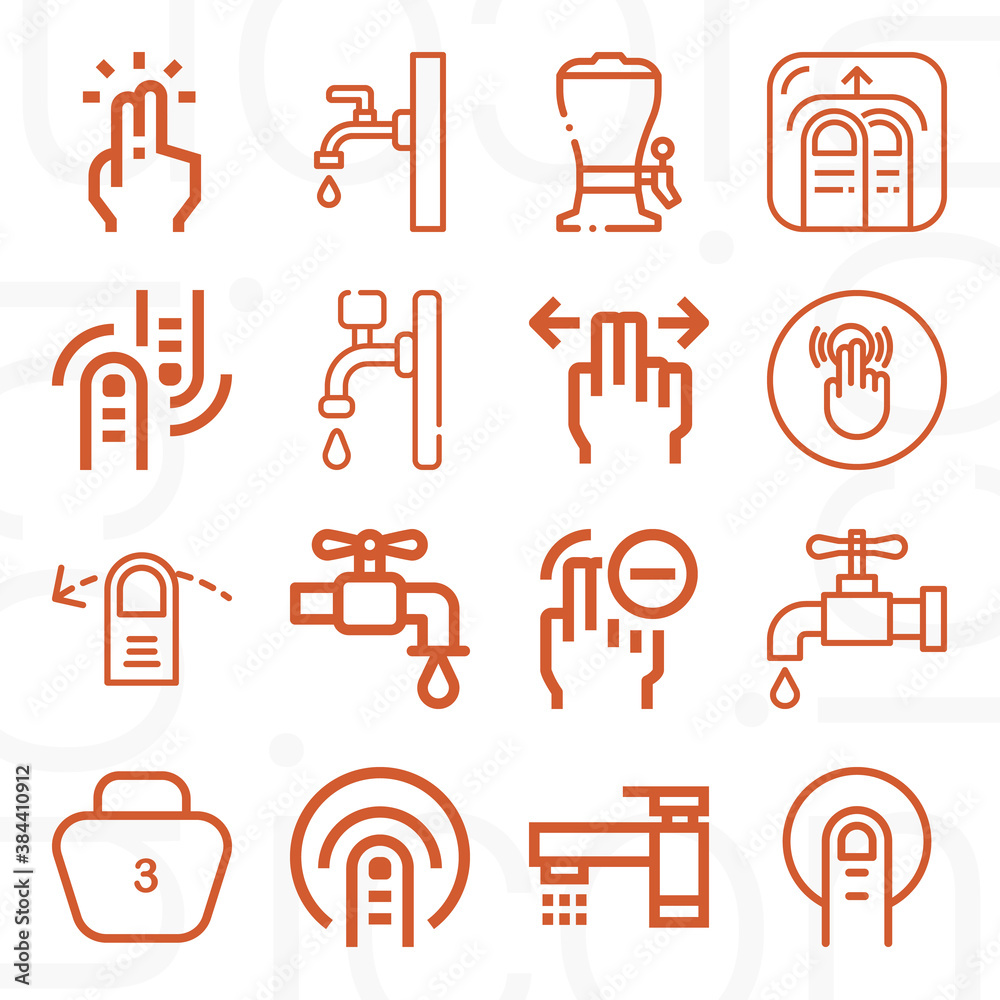 16 pack of extravagant lineal web icons set 16 pack of extravagant lineal web icons set