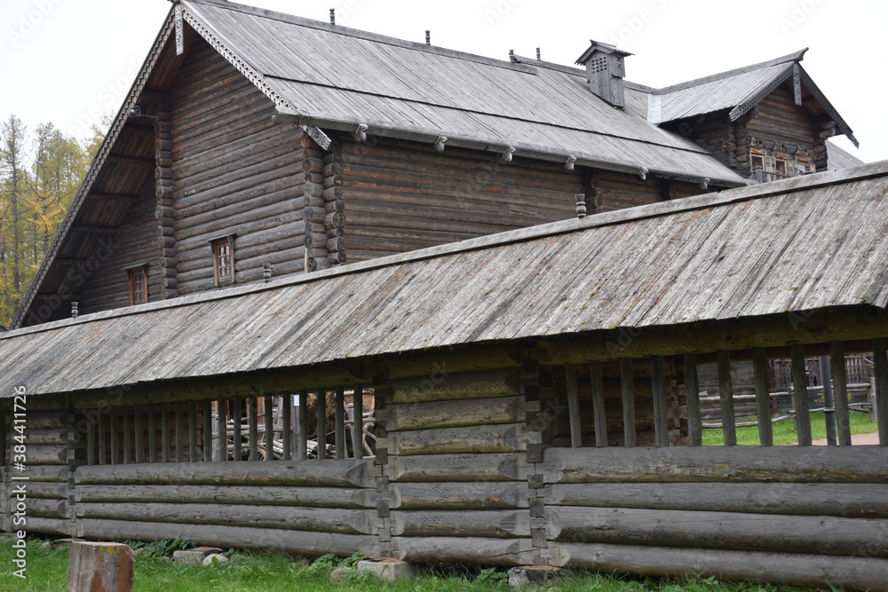 old wooden house