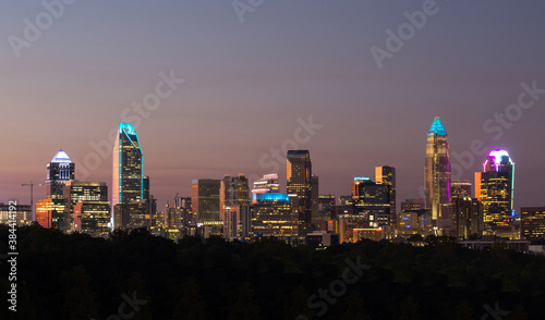 Slika na platnu Skyline of Charlotte, North Carolina