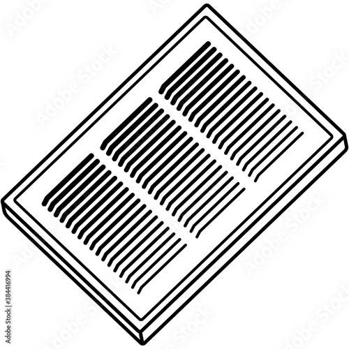 Air filter grille