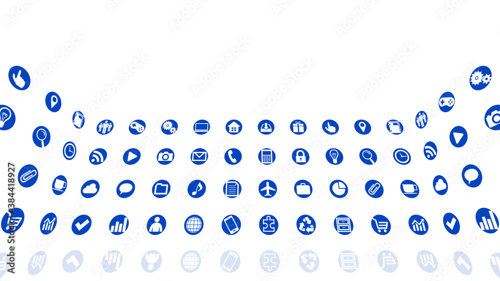 Technology Icon Network Symbol Digital devices on the Internet 3D illustration Technology Icon Network Symbol Digital devices on the Internet 3D illustration