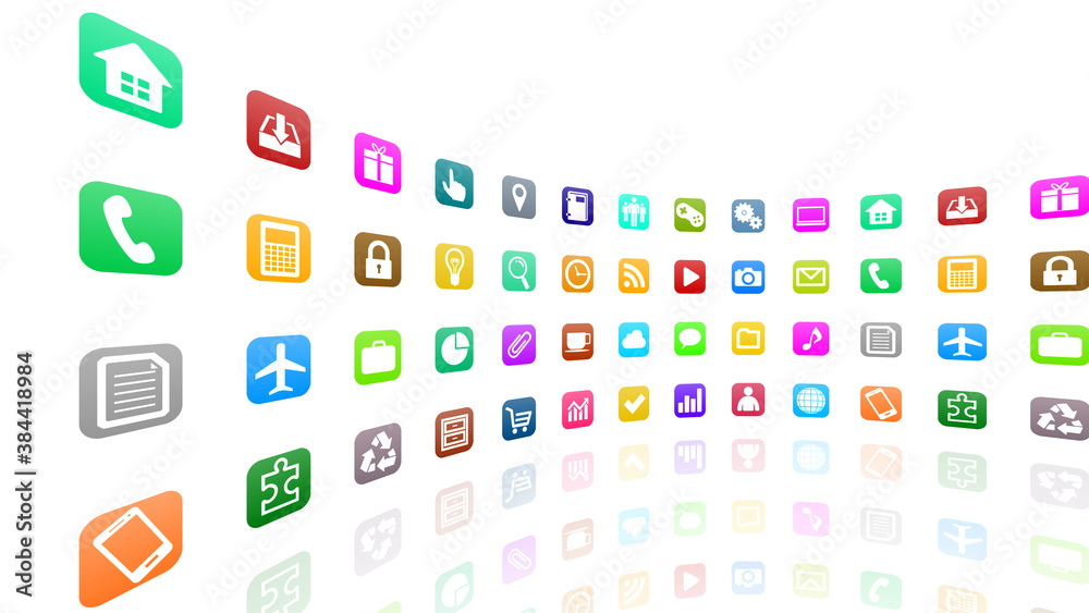 Technology Icon Network Symbol Digital devices on the Internet 3D illustration Technology Icon Network Symbol Digital devices on the Internet 3D illustration