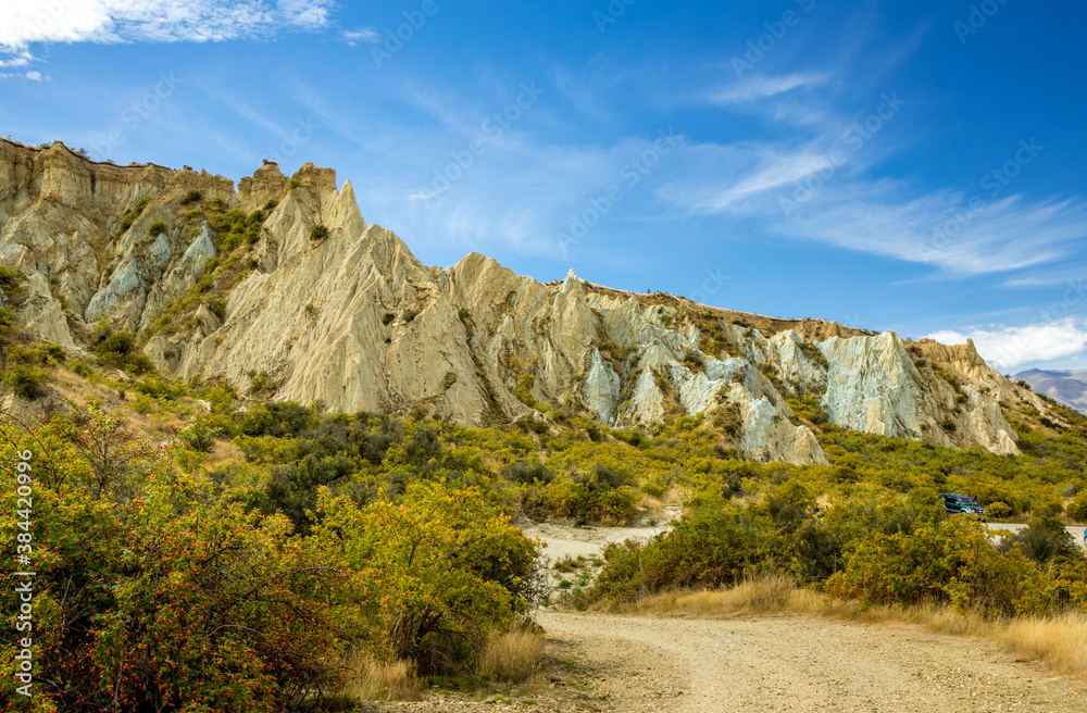 Omarama Clay Cliffs, New Zealand Omarama Clay Cliffs, New Zealand