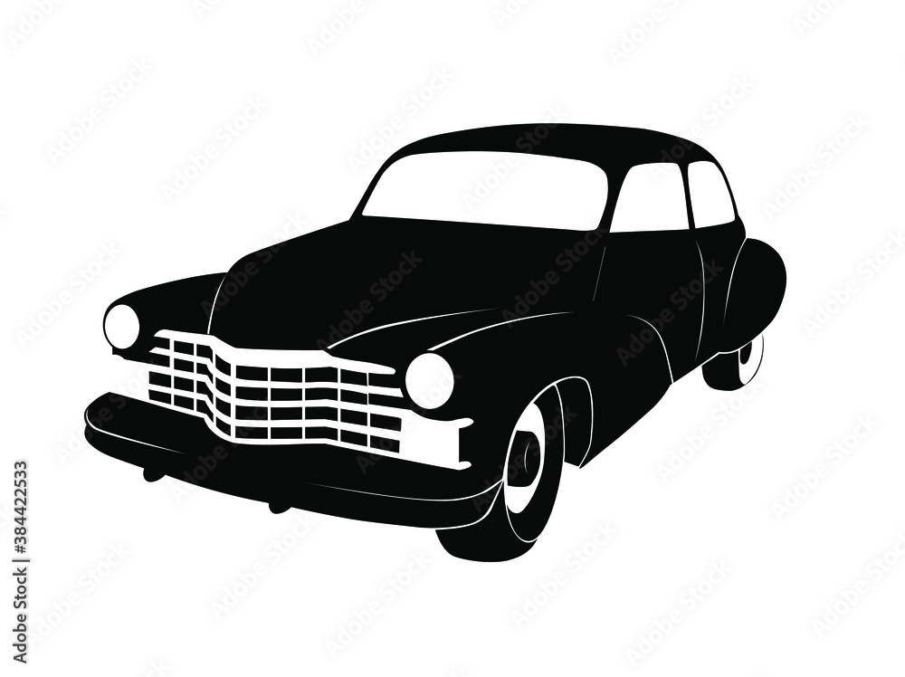 car, auto, automobile, isolated, vehicle, white, transportation, transport, black, wheel, drive, toy, model, classic, sport, speed, vintage, old, luxury, motor, side, design, suv, red, illustration