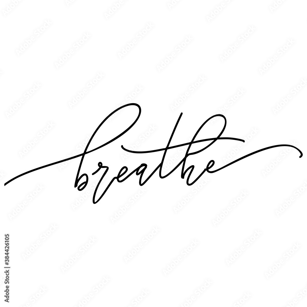 Elegant Vector Mogtivational Lettering. Modern Calligraphic Word Element. Arsthetic Inspirational Quote.