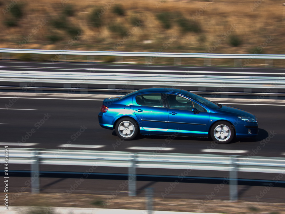 auto ruch panning autostrada samochód 