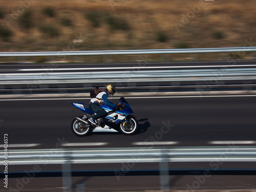motocykl ruch motor autostrada panning