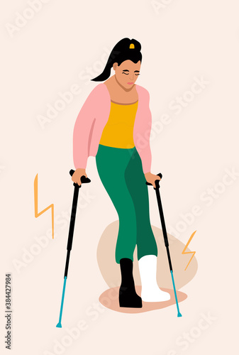 nordic walking skier