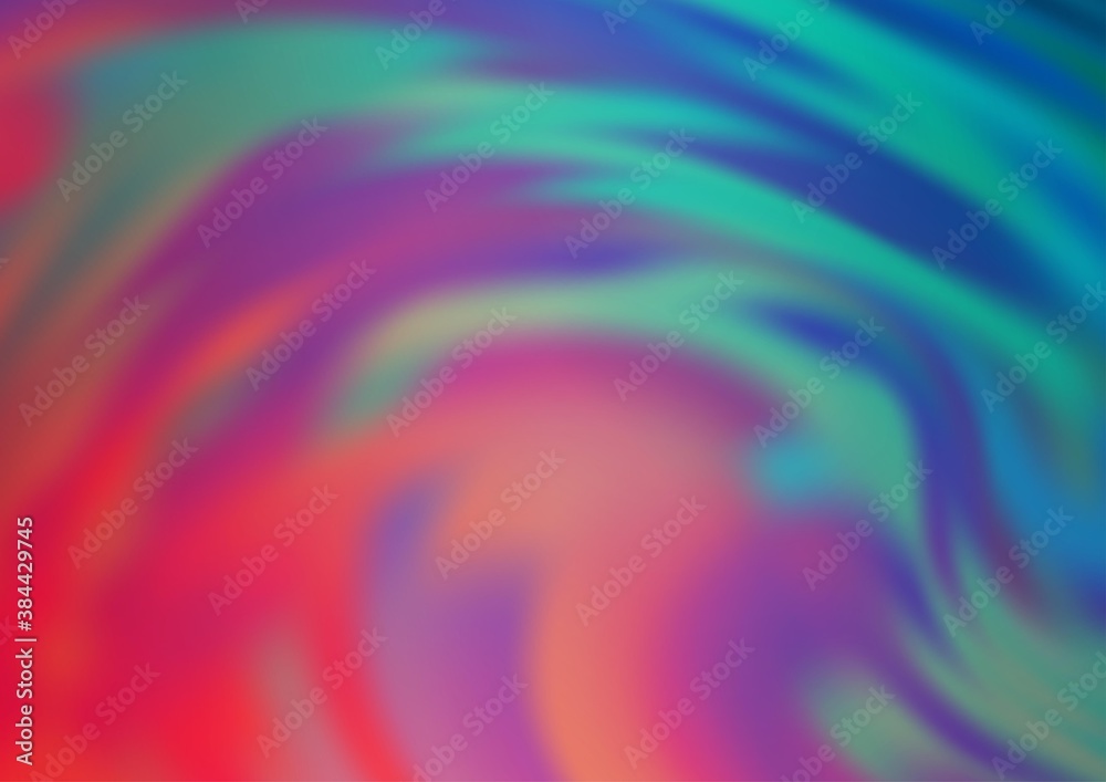Obraz premium Light Blue, Red vector abstract bright background.