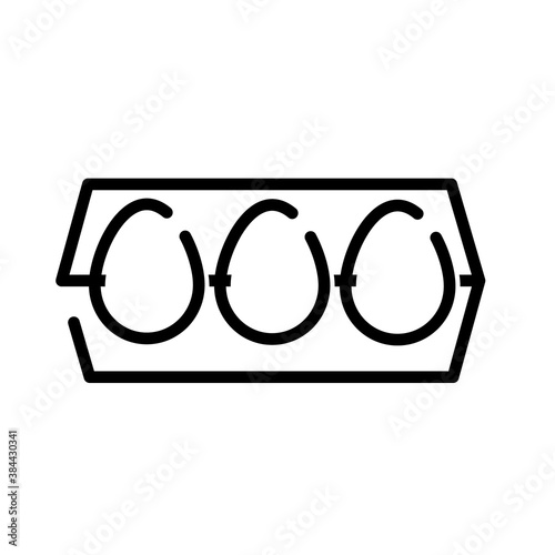 eggs nutritive food line style icon