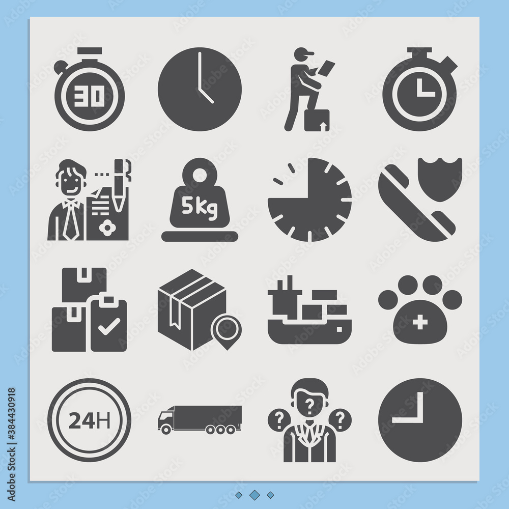 Simple set of 60 minutes related filled icons. Simple set of 60 minutes related filled icons.