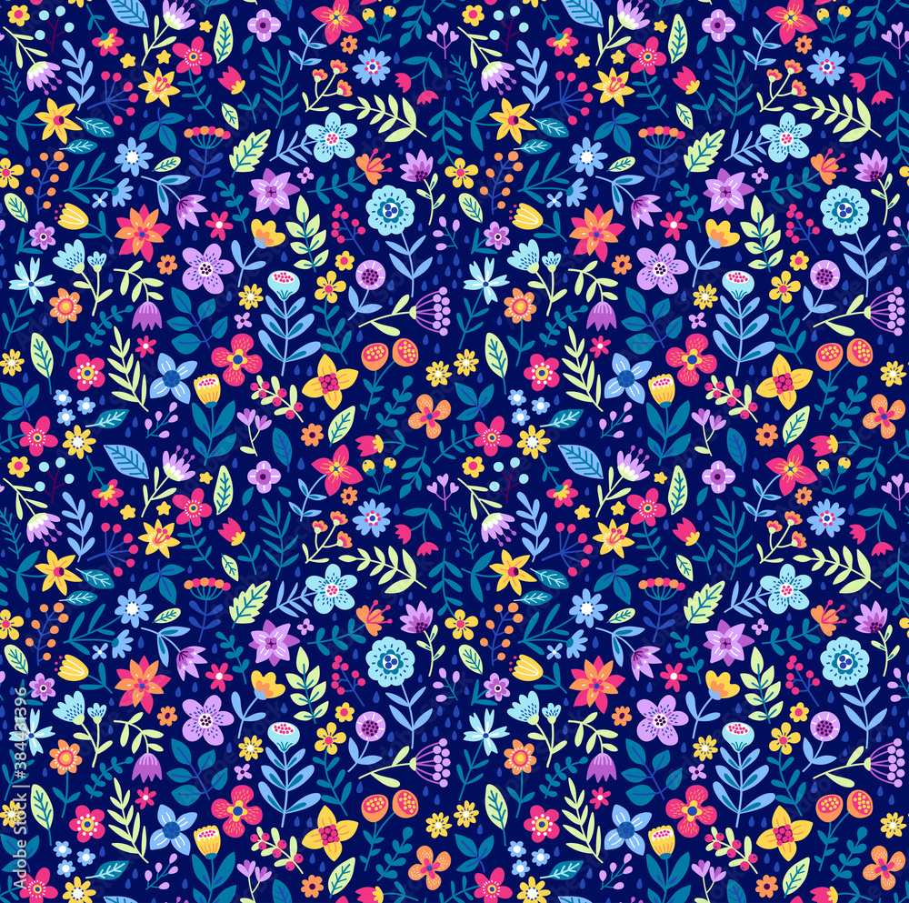Cute Floral pattern in the small flower. Cute Floral pattern in the small flower.