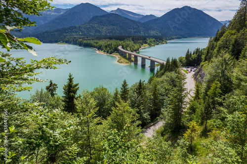 Lake Sylvenstein Panoramic View