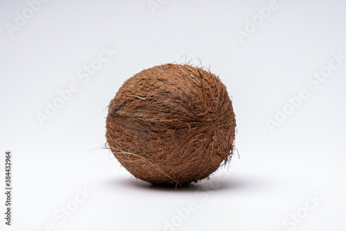 Coconut fruit isolated on white background