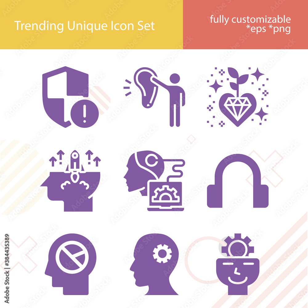Simple set of heed related filled icons. Simple set of heed related filled icons.