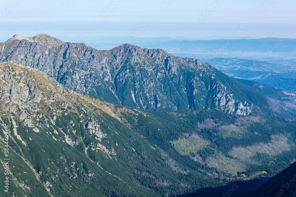 Woloszyn is a mountain massif in the Tatra Mountains in Poland. Nature reserve in Tatra National Park. Woloszyn is a mountain massif in the Tatra Mountains in Poland. Nature reserve in Tatra National Park.